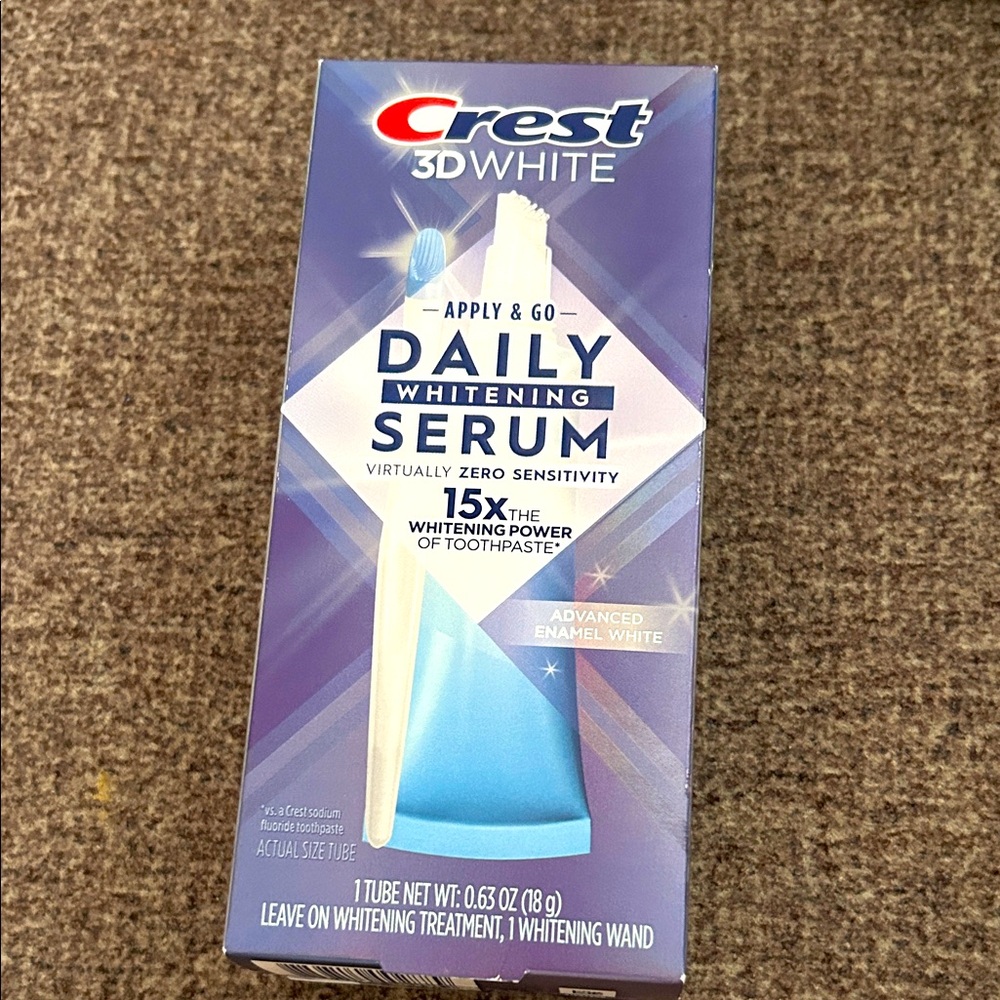 🦋 Crest 3D White Daily Whitening Serum. New in Box!